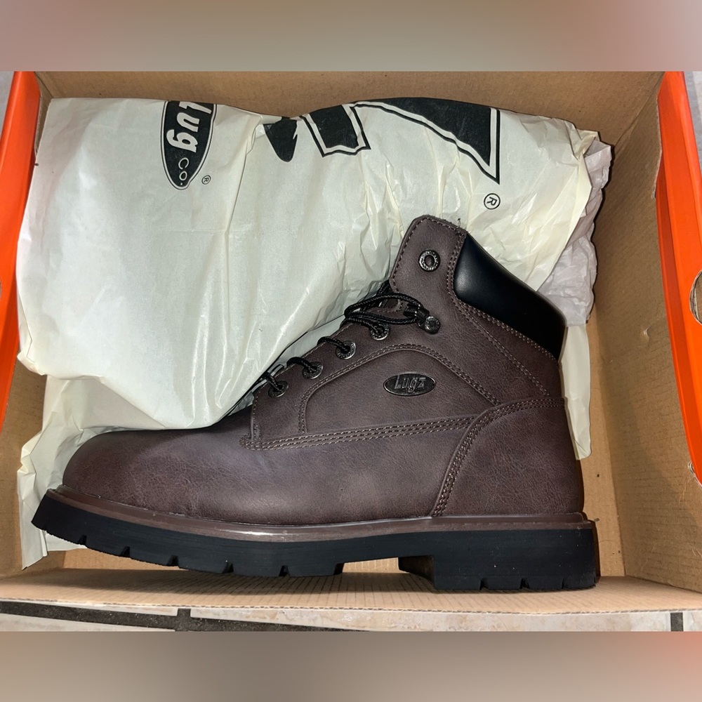 Mens Lugz work boots
